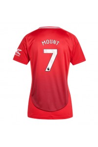 Fotbalové Dres Manchester United Mason Mount #7 Dámské Domácí Oblečení 2024-25 Krátký Rukáv